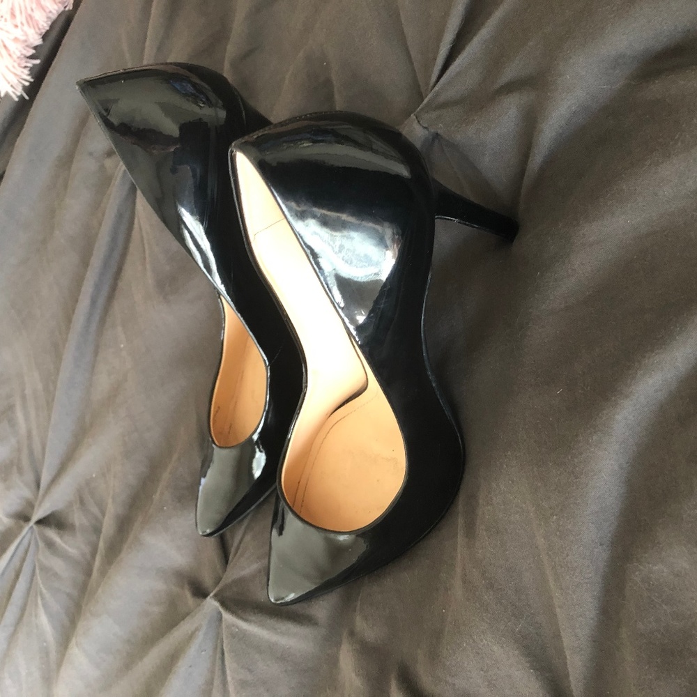 BCBG Black Patent Leather Heels